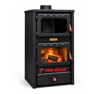 КАМИНА КУПРО ЛУКС с фурна и ламаринен плот - 10,5 KW