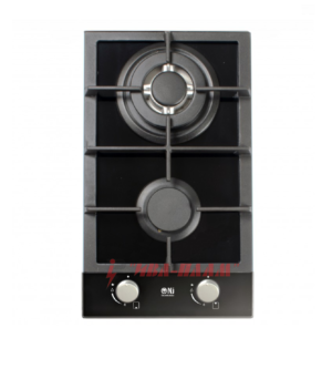 Газов котлон плот за вграждане '' NJ '' DOMINO 302 G със Защита – 5,2 KW + Стъклокерамично покритие - Двоен - LPG газ или Природна Газ (Метан)