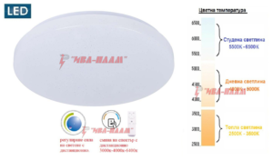 LED Плафон '' Argia '' Star - Димируем 120W , 9600lm + Дистанционно управление