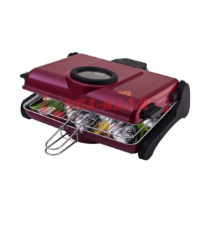 Електрическа скара за Бездимно печене с капак '' CROWN '' CEG12W - 1200W